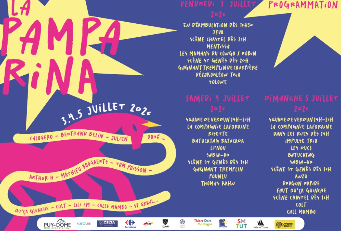 Dépliant programme recto verso